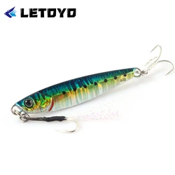LETOYO Micro Jig Metálico para Pesca Costera – Shad