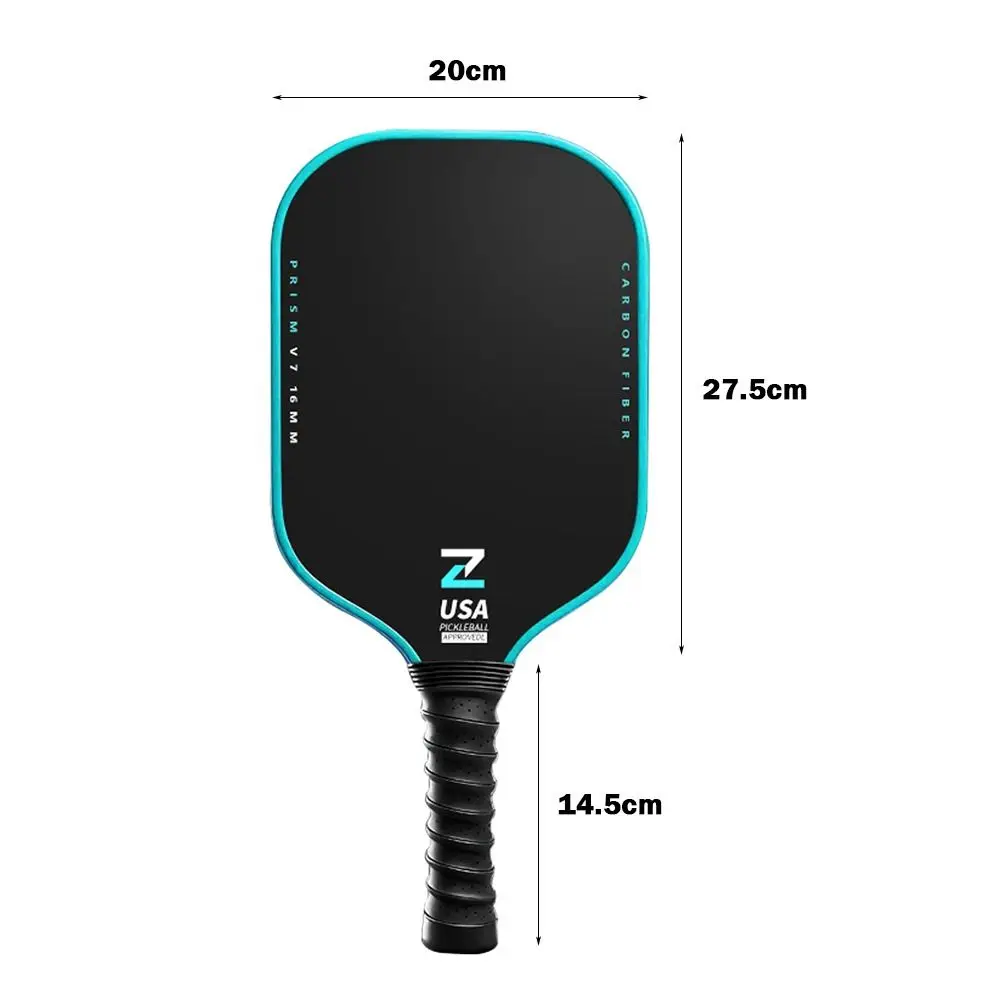 Pala de pickleball Fashion T700 de fibra de carbono mate USAPA - imagen 5