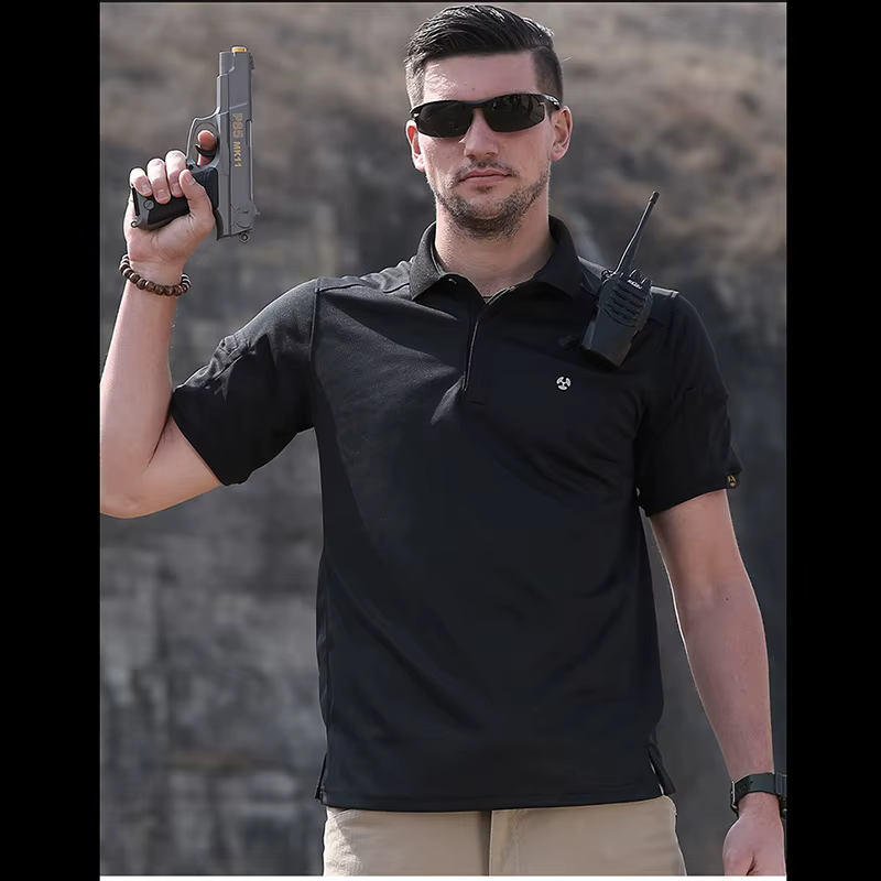 Airsorf Cambat Polo de manga corta - Camisa secado rápido para hombre - imagen 3