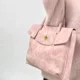 Bolso para portátil Ins Pink de cuero PU resistente al agua, capacidad - imagen 4