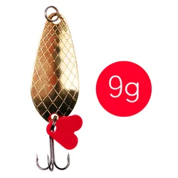 Cuchara Giratoria con Anzuelo Triple – Efecto Brillante para Pesca