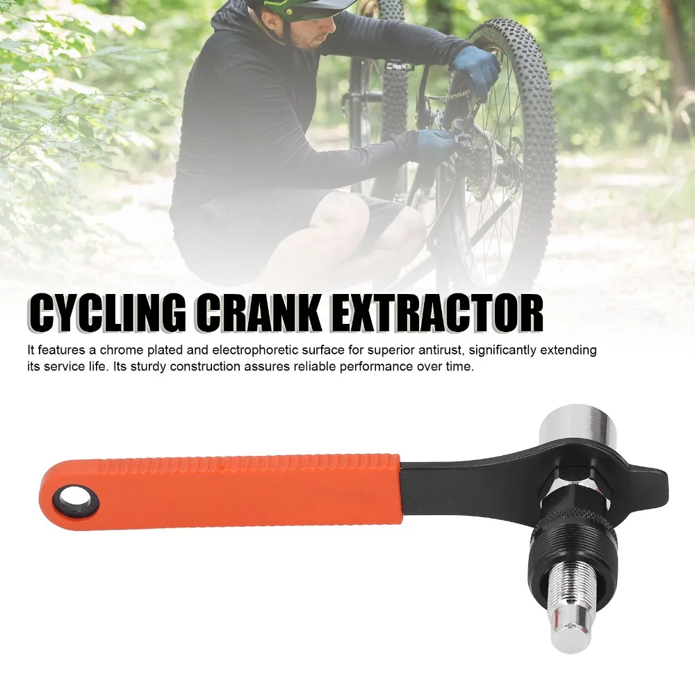 Extractor de manivela y llave para mantenimiento de bicicleta