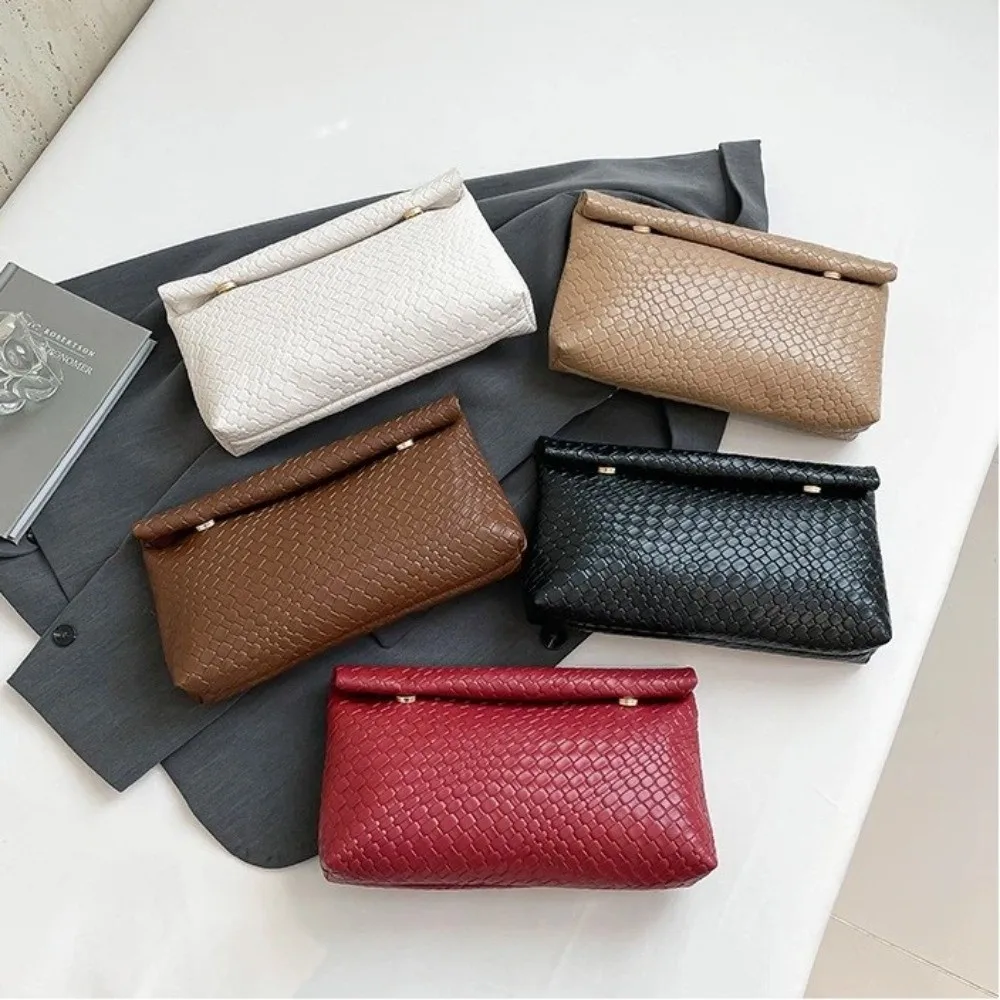 Bolso de mano elegante con hebilla y monedero patrón piedra - imagen 3
