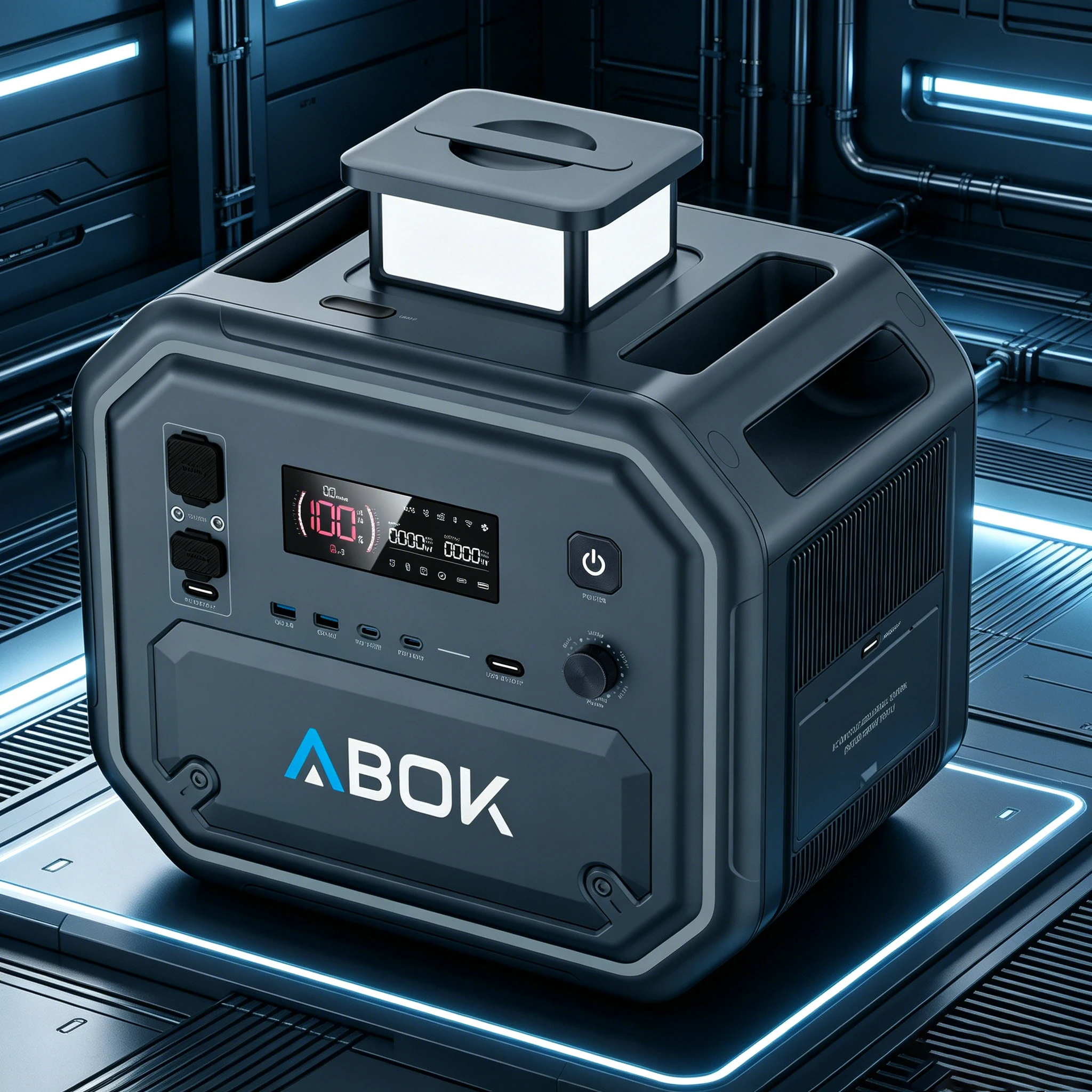 Generador solar ABOK Ark2500 de onda sinusoidal pura LiFePO4 - imagen 2