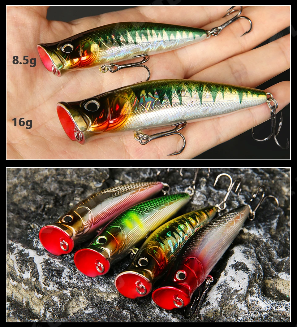 Popper LETOYO en contexto de pesca