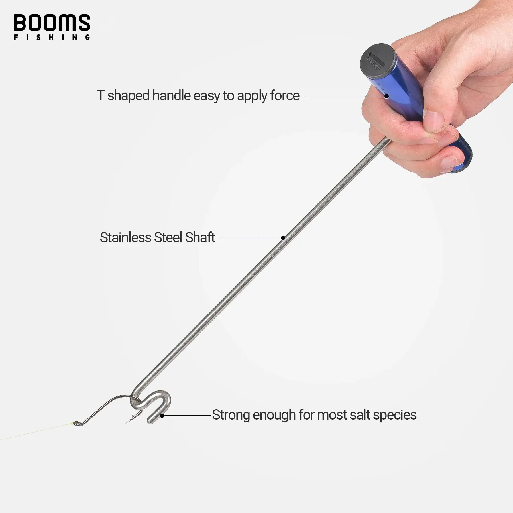Desenganchador Booms Fishing R08 – Acero inoxidable para pesca - imagen 2