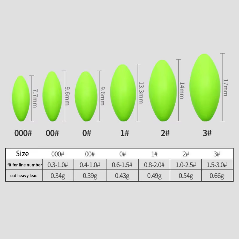 Flotador indicador de mordisco fluorescente para pesca - imagen 5