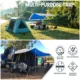 Lona impermeable de polietileno con ojales metálicos para camping - imagen 5