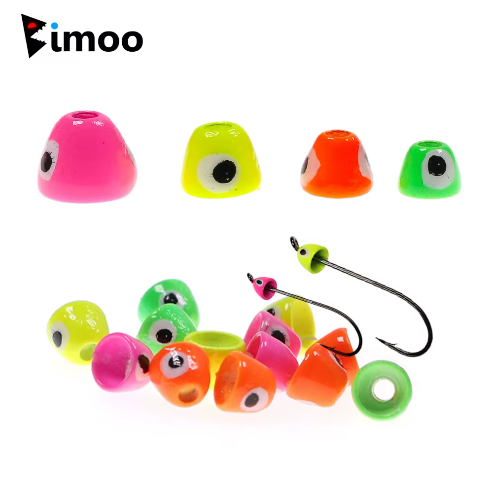 Bimoo Cuentas Cabeza cono latón para ninfas de trucha y salmón - imagen 5