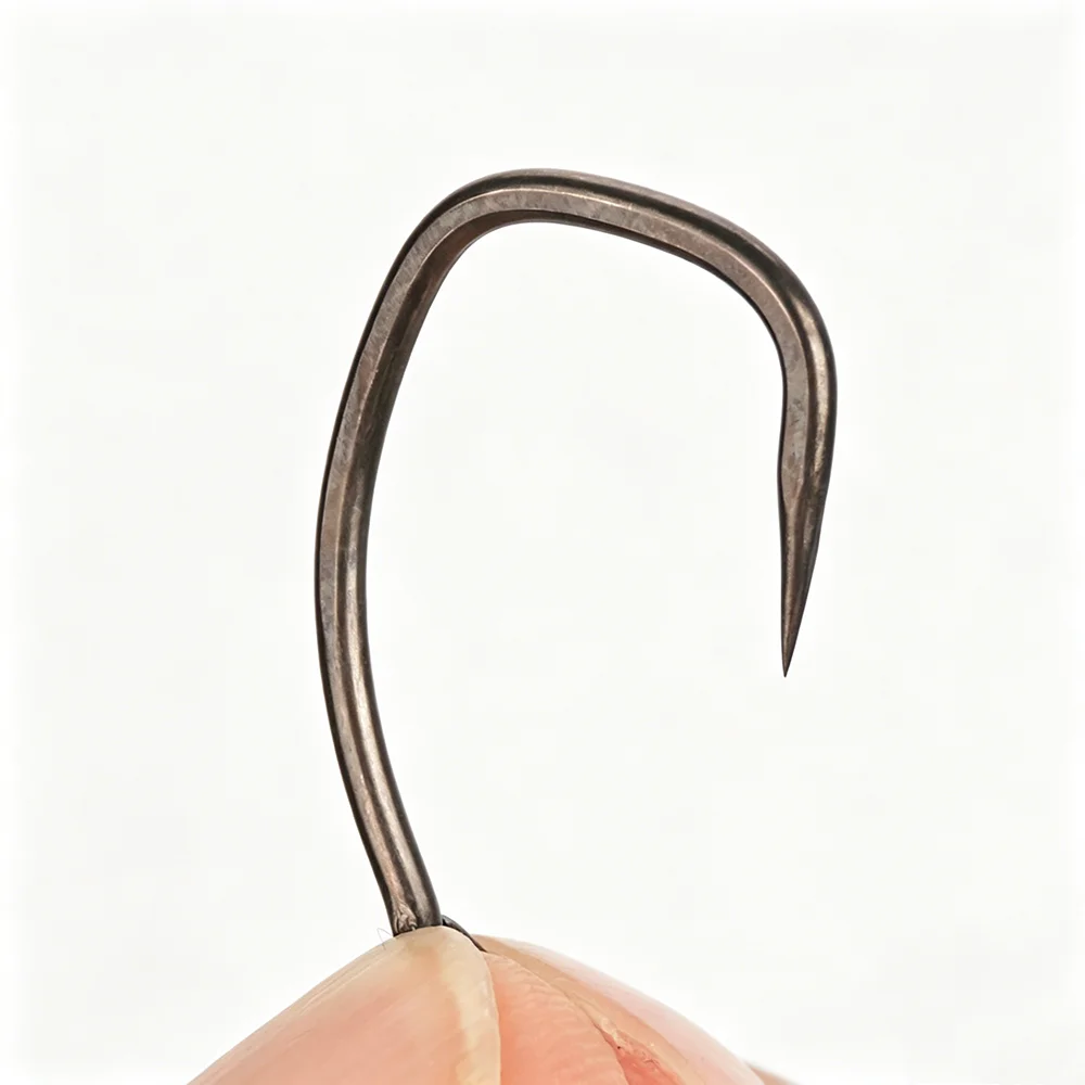 Hirisi 8030 Anzuelos recubiertos PTFE inox con ojo y punta afilada - imagen 2