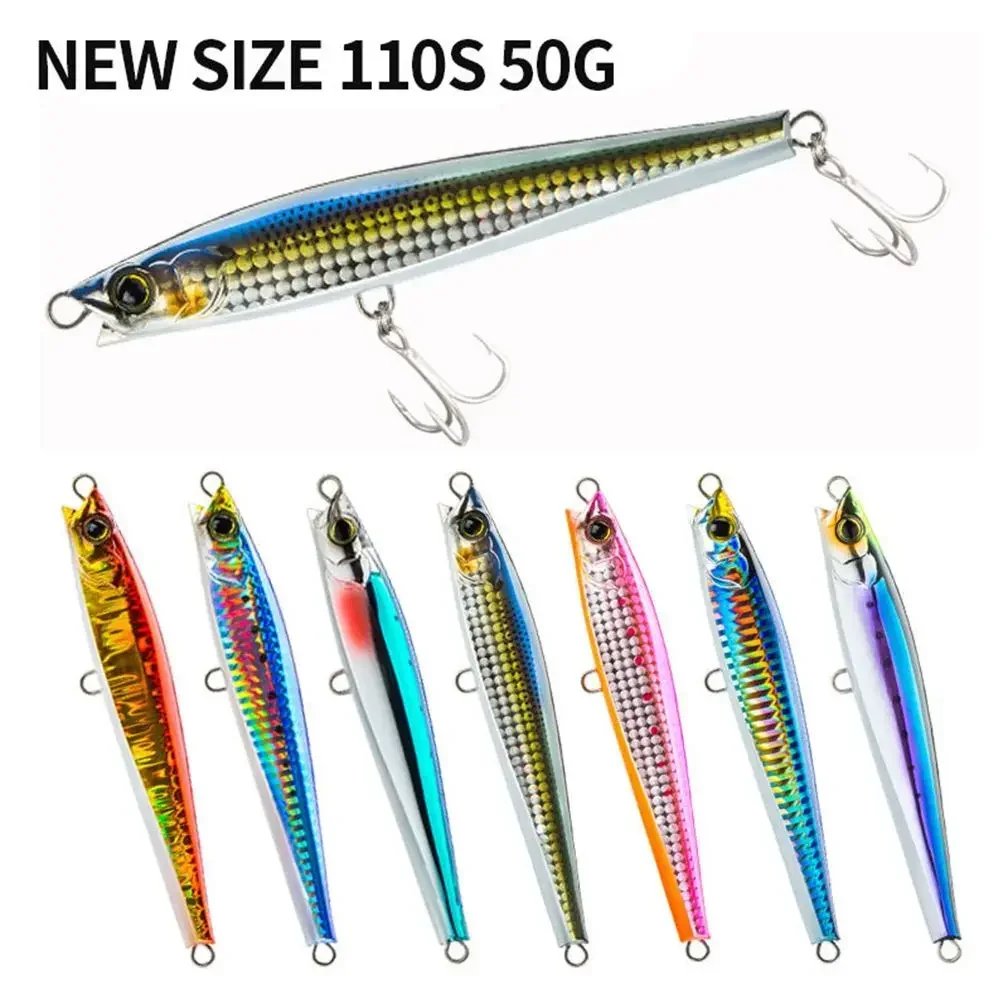 Señuelo Minnow Pencil Wobbler Monster Shot para agua salada - imagen 2
