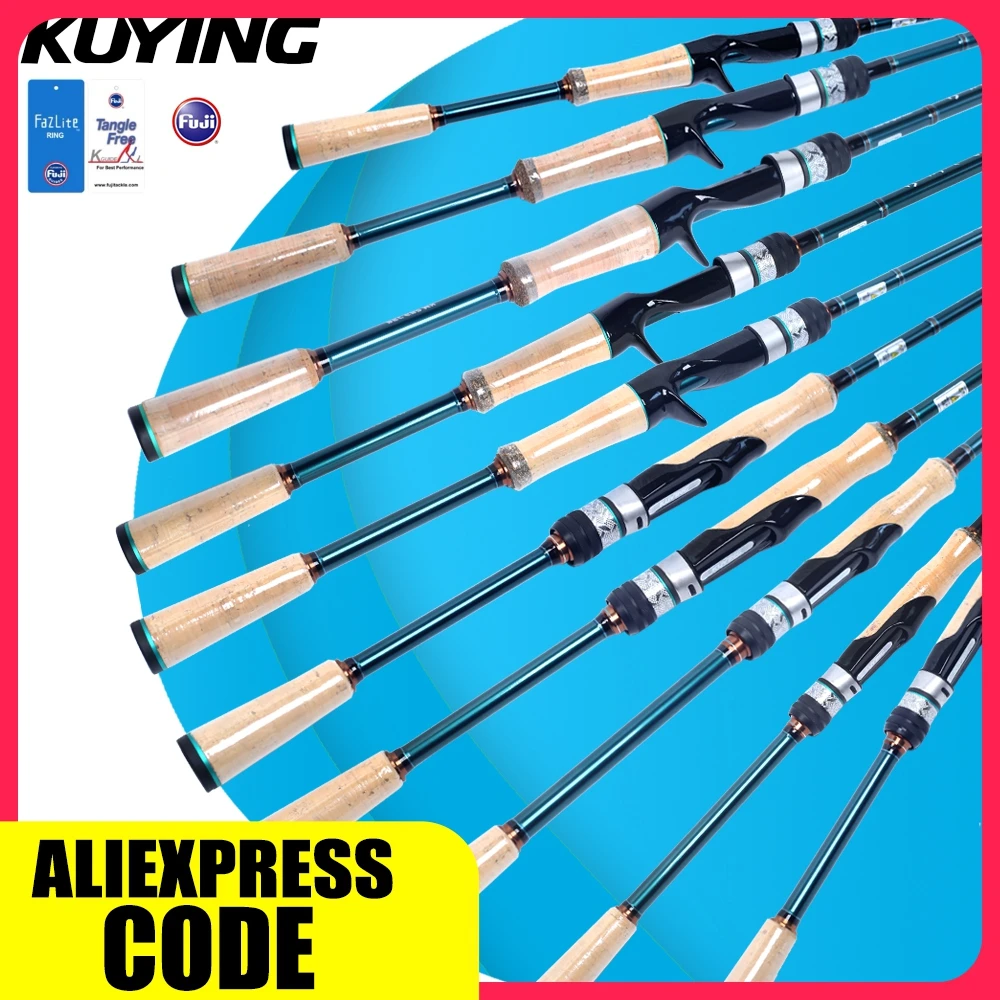 KUYING Battle Song caña spinning carbono anillas FUJI para señuelos - imagen 2