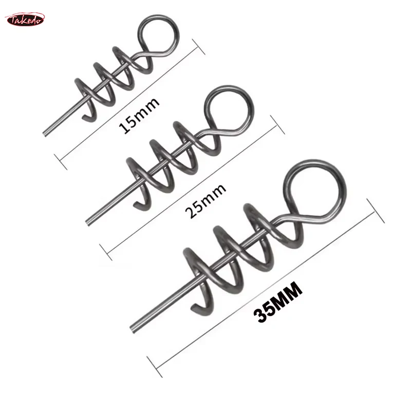 TAKEDO Conector pesca marítima con pin bloqueo de acero inoxidable