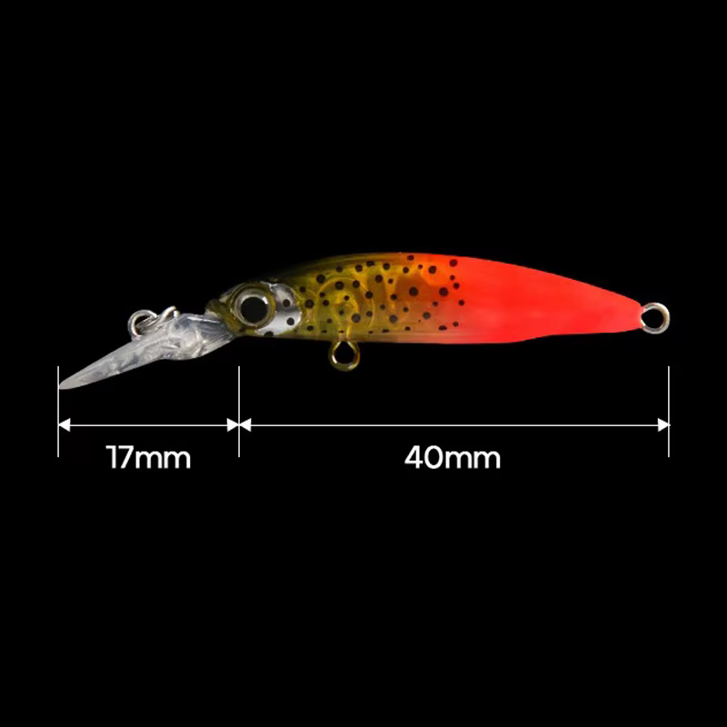 Jerkbait Mini para Trucha – Acabado Láser - imagen 3