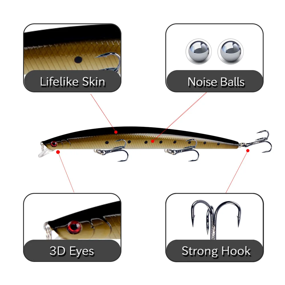 Wobbler longcast minnow