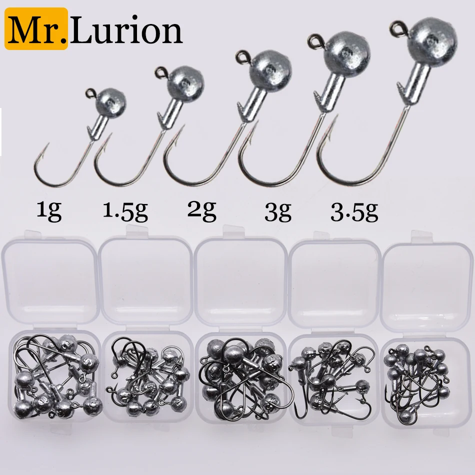 MrLurion Jig Head redondo para lubina y trucha – agua profunda - imagen 4