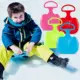 Trineo de nieve para niños con tobogán de hierba y mango grande - imagen 5