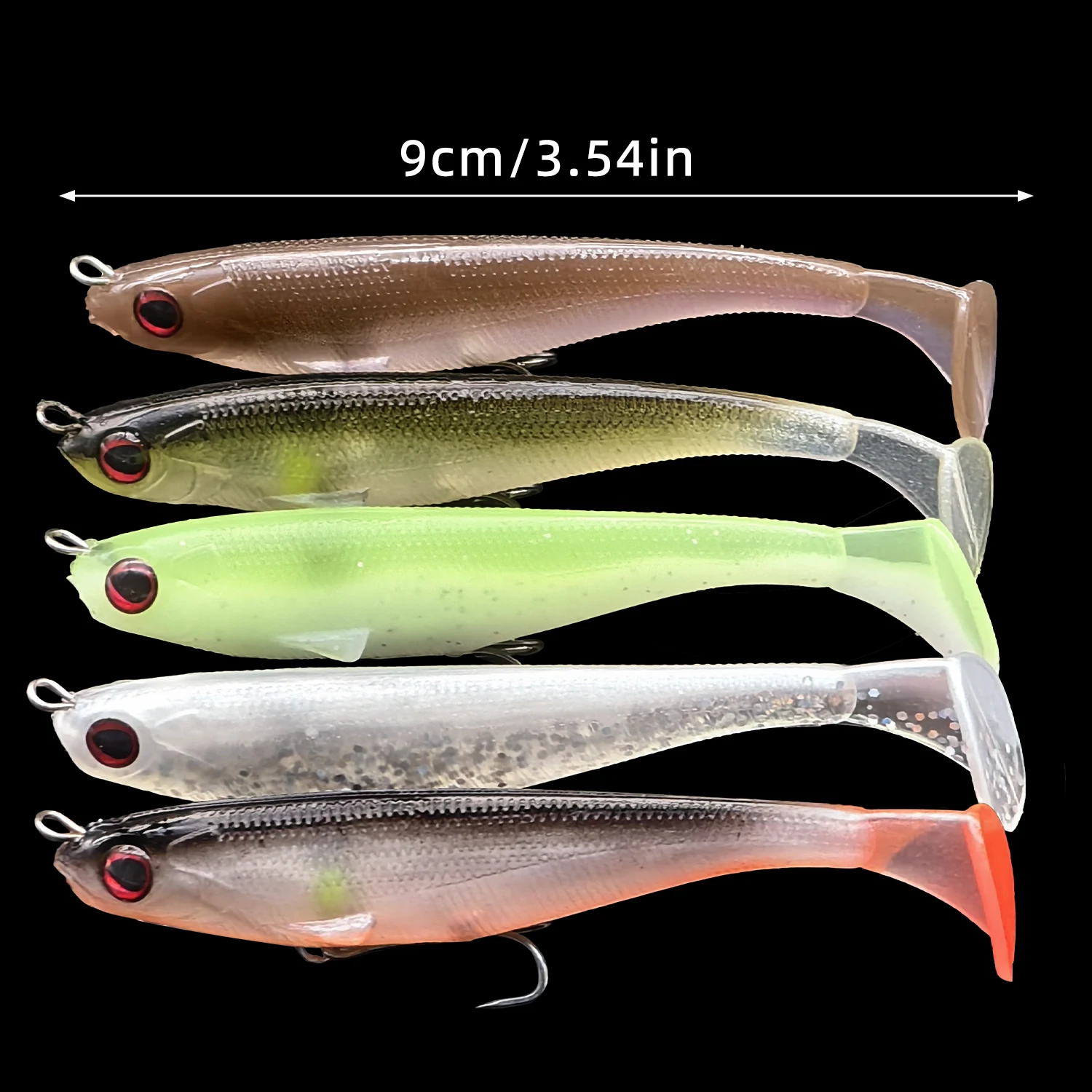 ANFS Swimbait Kit – Señuelos artificiales para lubina - imagen 4