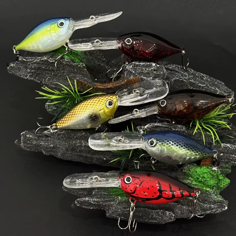 Crankbait Superficie 50mm 10g para Lubina y Trucha – Señuelo Oscilante - imagen 3