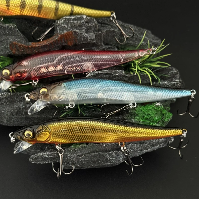Señuelo wobbler flotante minnow para lucio y lubina brillante - imagen 2