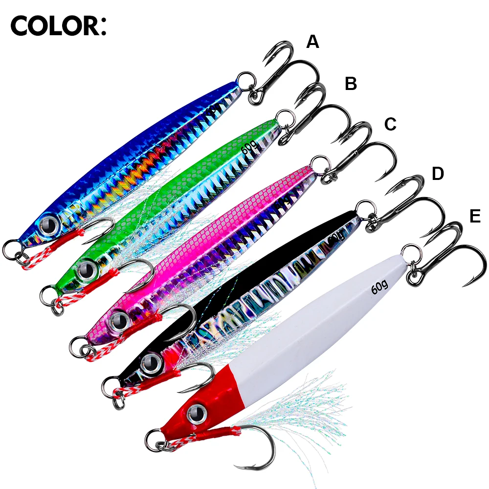 Cuchara jig de metal slow PROBEROS para jigging costero - imagen 5