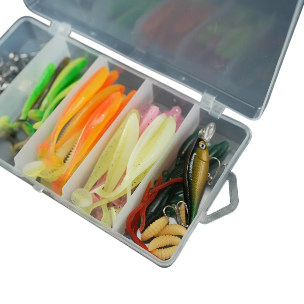 BRAVMACK Señuelos de pesca para lubina y trucha con caja - imagen 2
