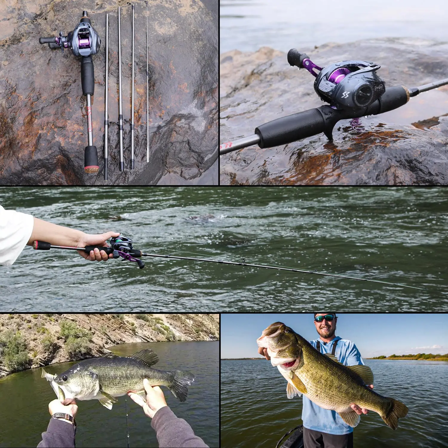 Carrete baitcasting y proporción de recuperado