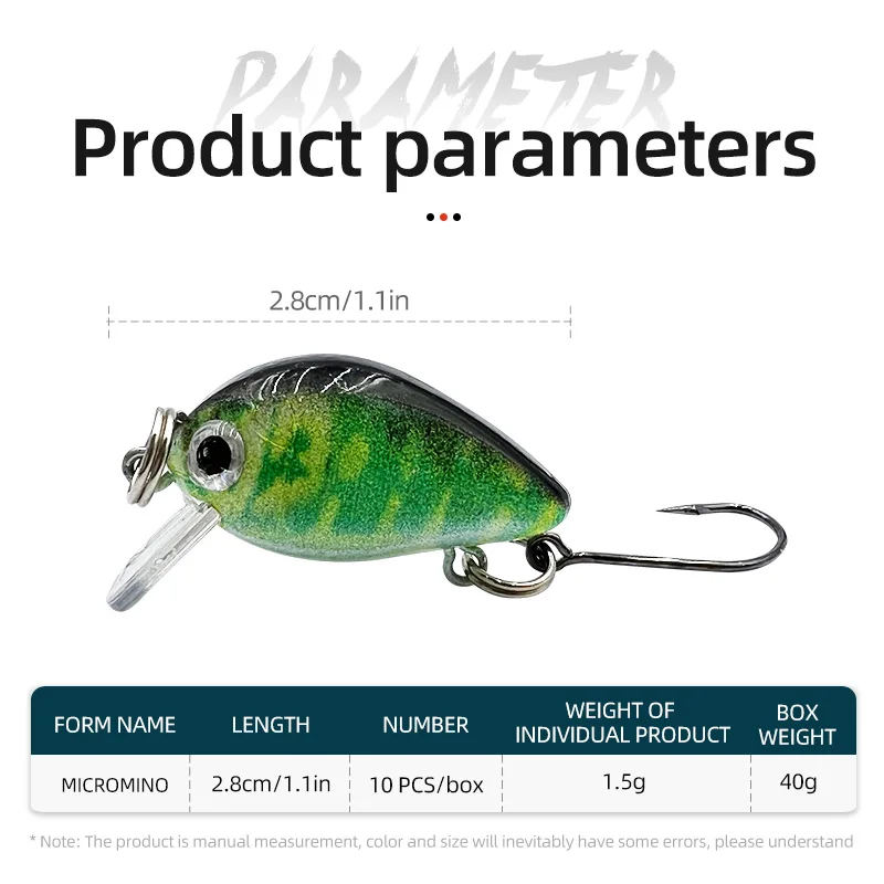 ShareShark Micro Minnow lengua larga cebo duro biónico para roca - imagen 4