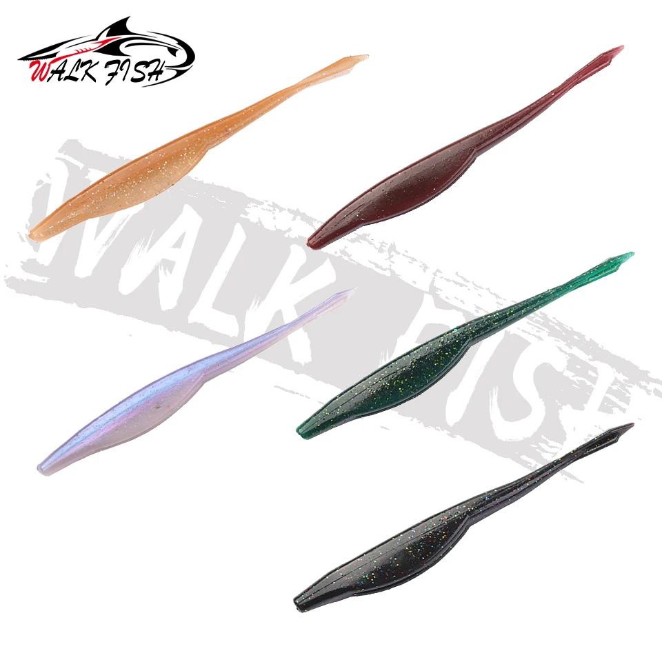 WALK FISH señuelos suaves de PVC – para lubina y lucio - imagen 2