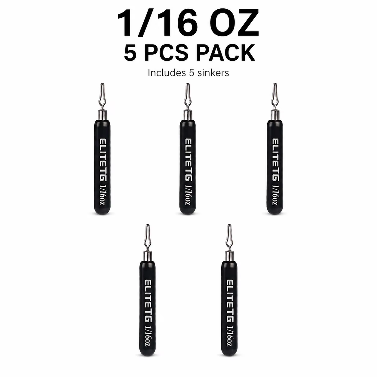 Elite TG Plomos Drop Shot de Tungsteno con Clip Giratorio