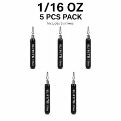 Elite TG Plomos Drop Shot de Tungsteno con Clip Giratorio