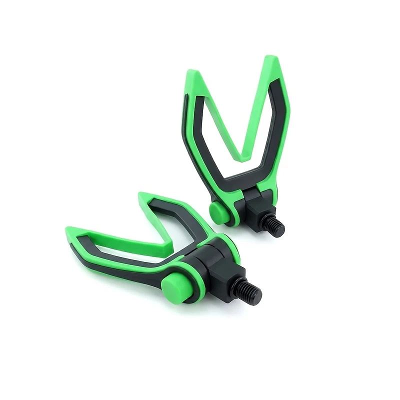 Apoyacañas ajustable para pesca de carpas con ABS verde - imagen 5