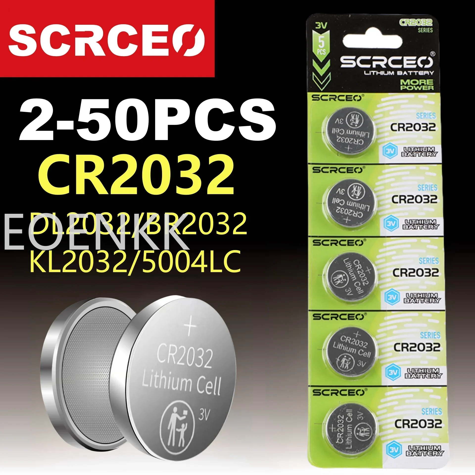 Pila tipo moneda CR2032 3V