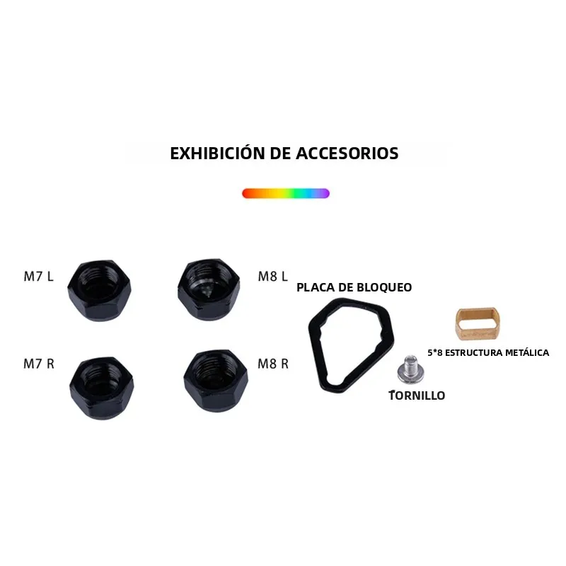 Manivela de repuesto para carrete baitcasting doble brazo basculante - imagen 3