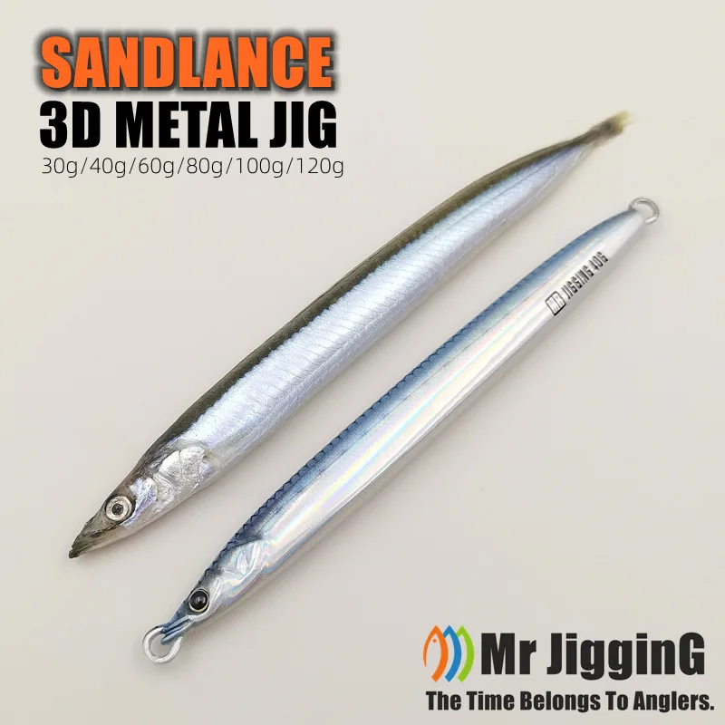 Mr Jigging Metal Jig Sandlance para caballa, katsuo y cola caballo - imagen 4