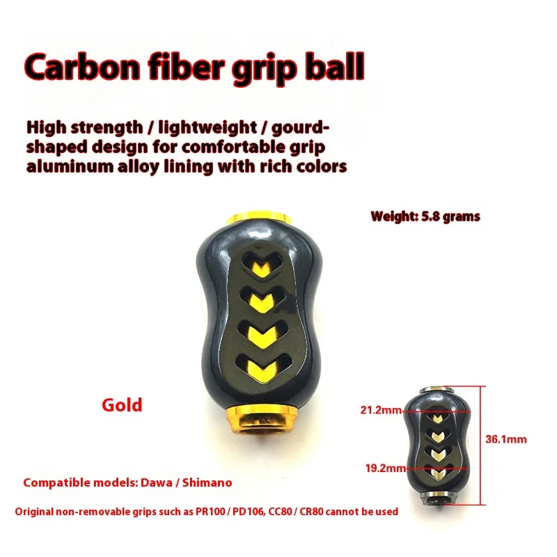 Carrete baitcasting Montagni – Fibra de carbono ultraligero - imagen 2