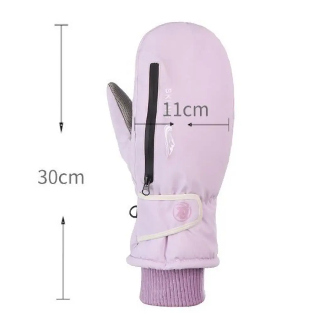 Guantes de esquí con pantalla táctil y diseño grueso