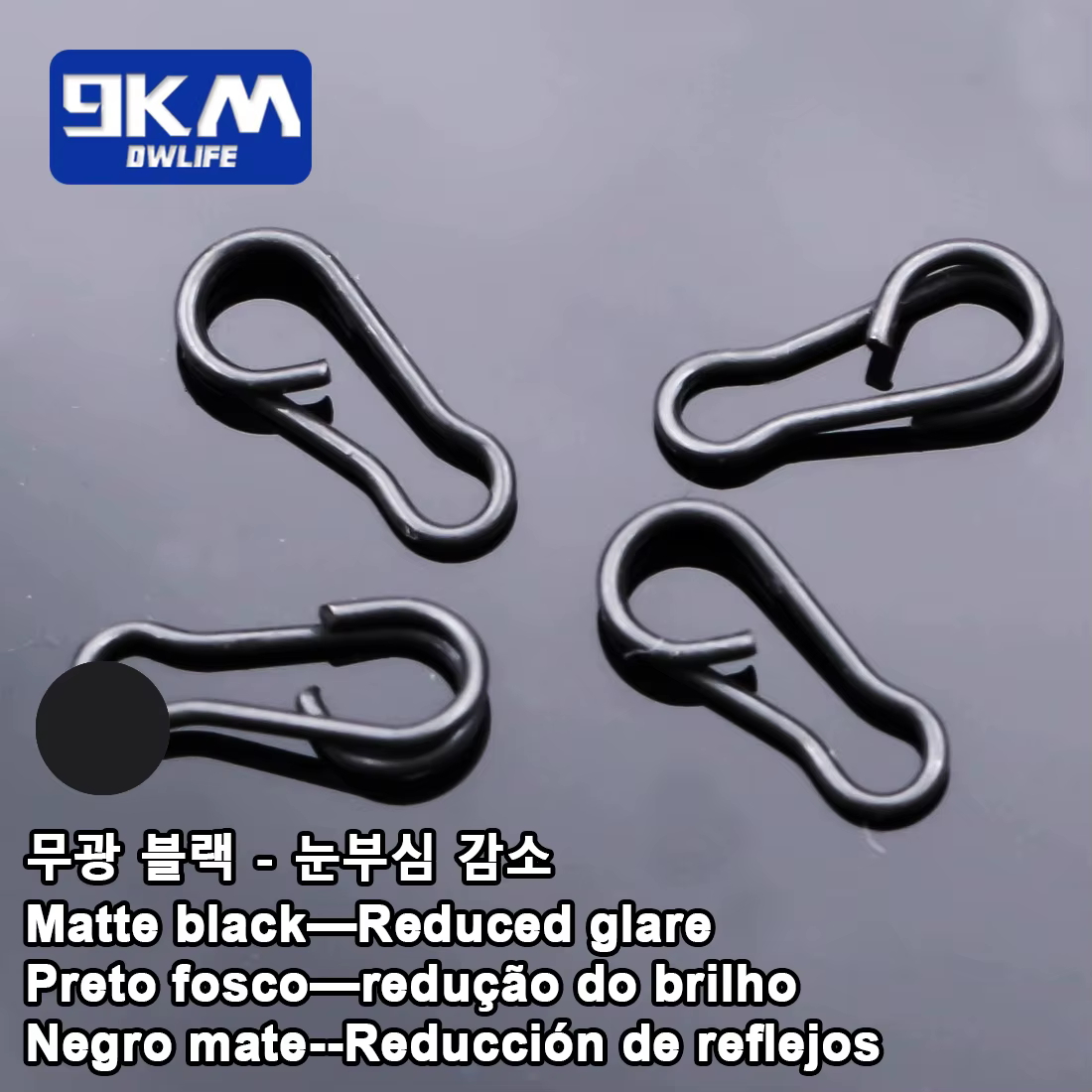 Clips 9KM Cambio Rápido para Carpa – Doble Bloqueo Acero - imagen 5