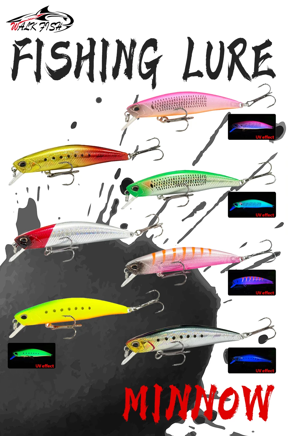 Minnow WALK FISH 75 mm