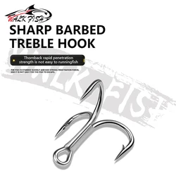 WALK FISH señuelo popper tipo crankbait para lucio con ojos 3D