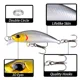 Señuelo Wobbler mini Sinking Minnow para trucha y lubina - imagen 2