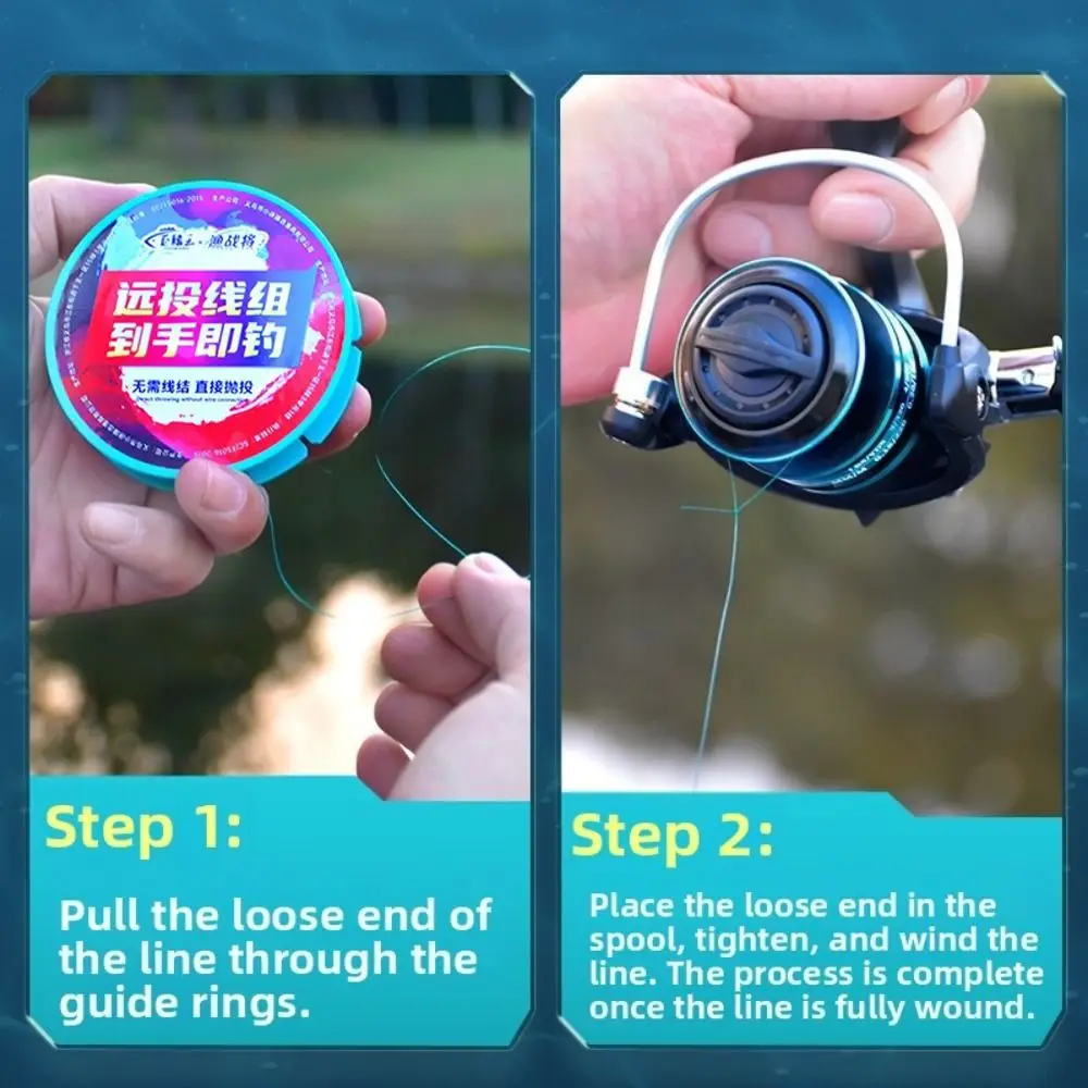 Línea de pesca automática con bobber deslizante – listo para usar - imagen 3