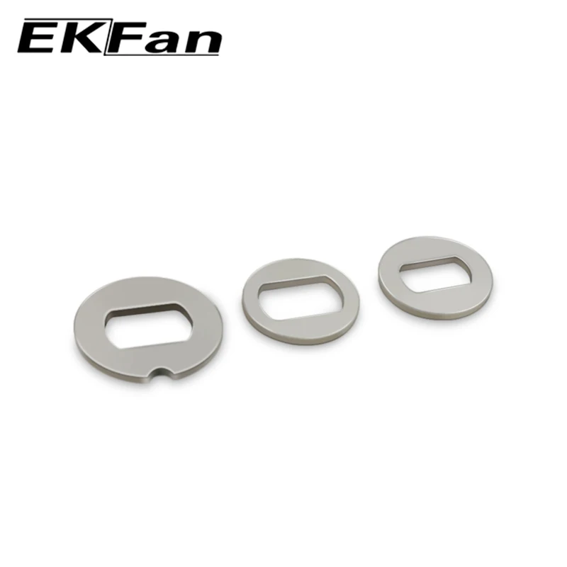 EKFan Arandelas acero inoxidable carrete baitcast – Mango carbono