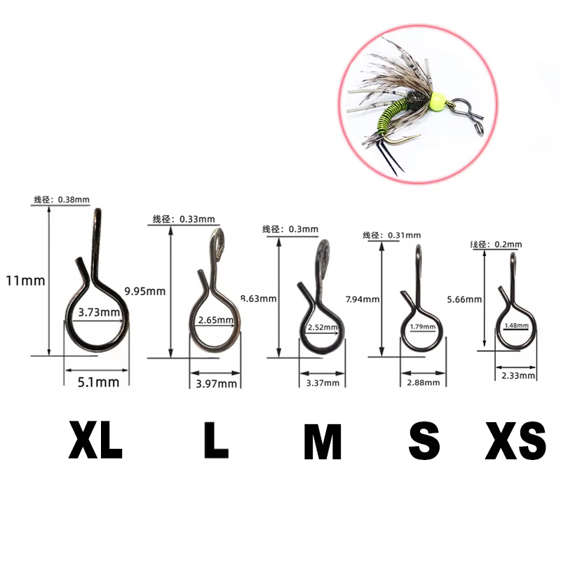 Anzuelos para mosca de acero con conector rápido integrado - imagen 3