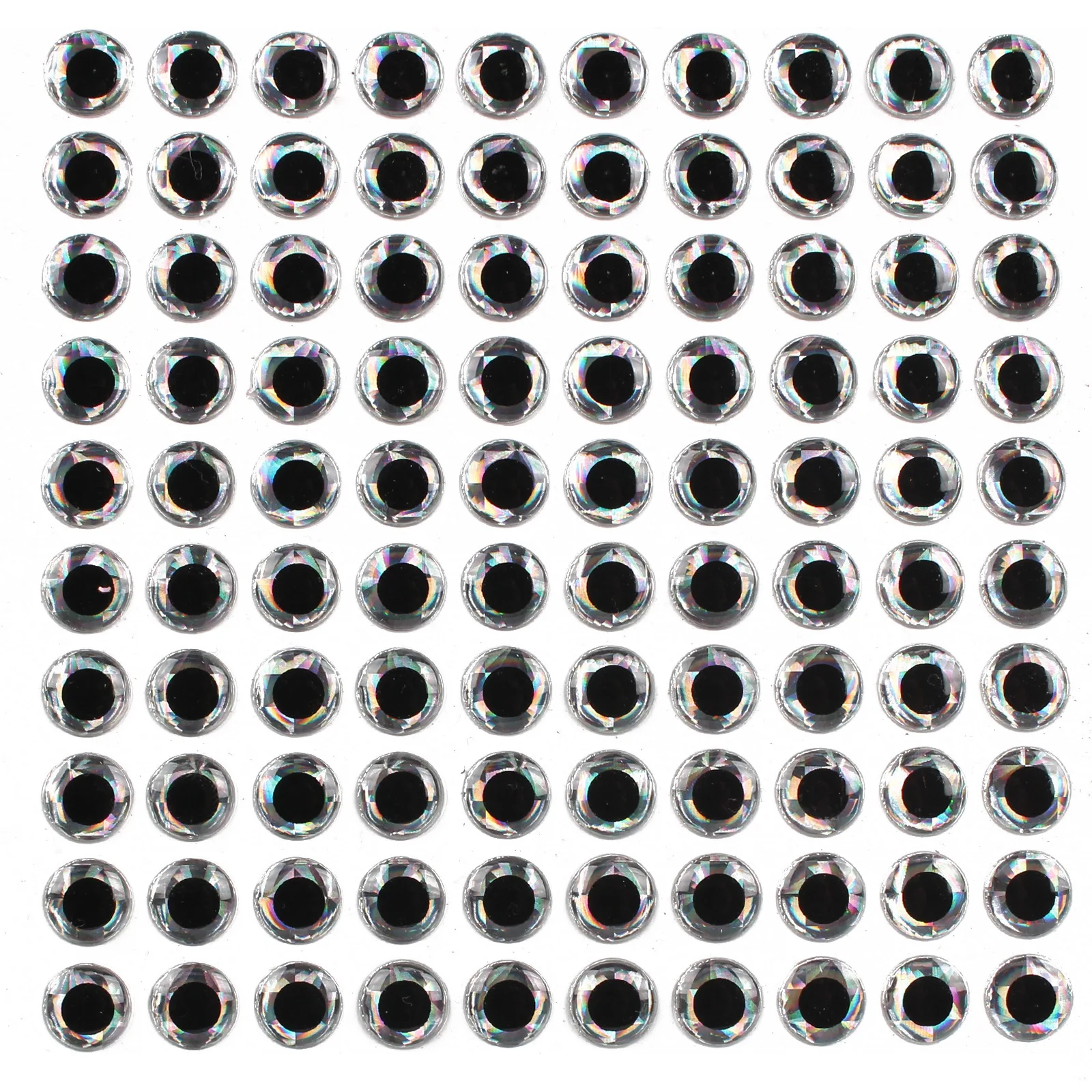 Señuelos mosca con ojos 3D realistas plateados, rojos y dorados - imagen 5