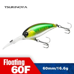 Tsurinoya Chaser Crankbait flotante – Señuelo artificial para lucio