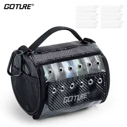 Estuche de Líneas de Pesca Goture – 6 Orificios, Divisor Extraíble y Ventana