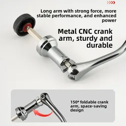 Manillar de repuesto universal de aluminio para un solo brazo oscilante
