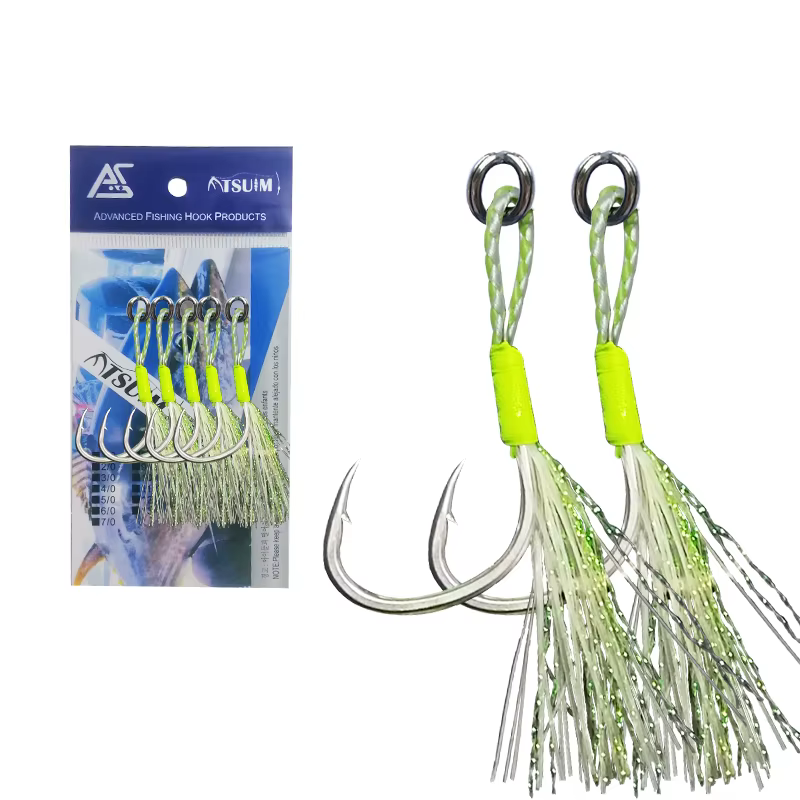 Anzuelos Luminosos con Púas para Jigging – Acero Inoxidable