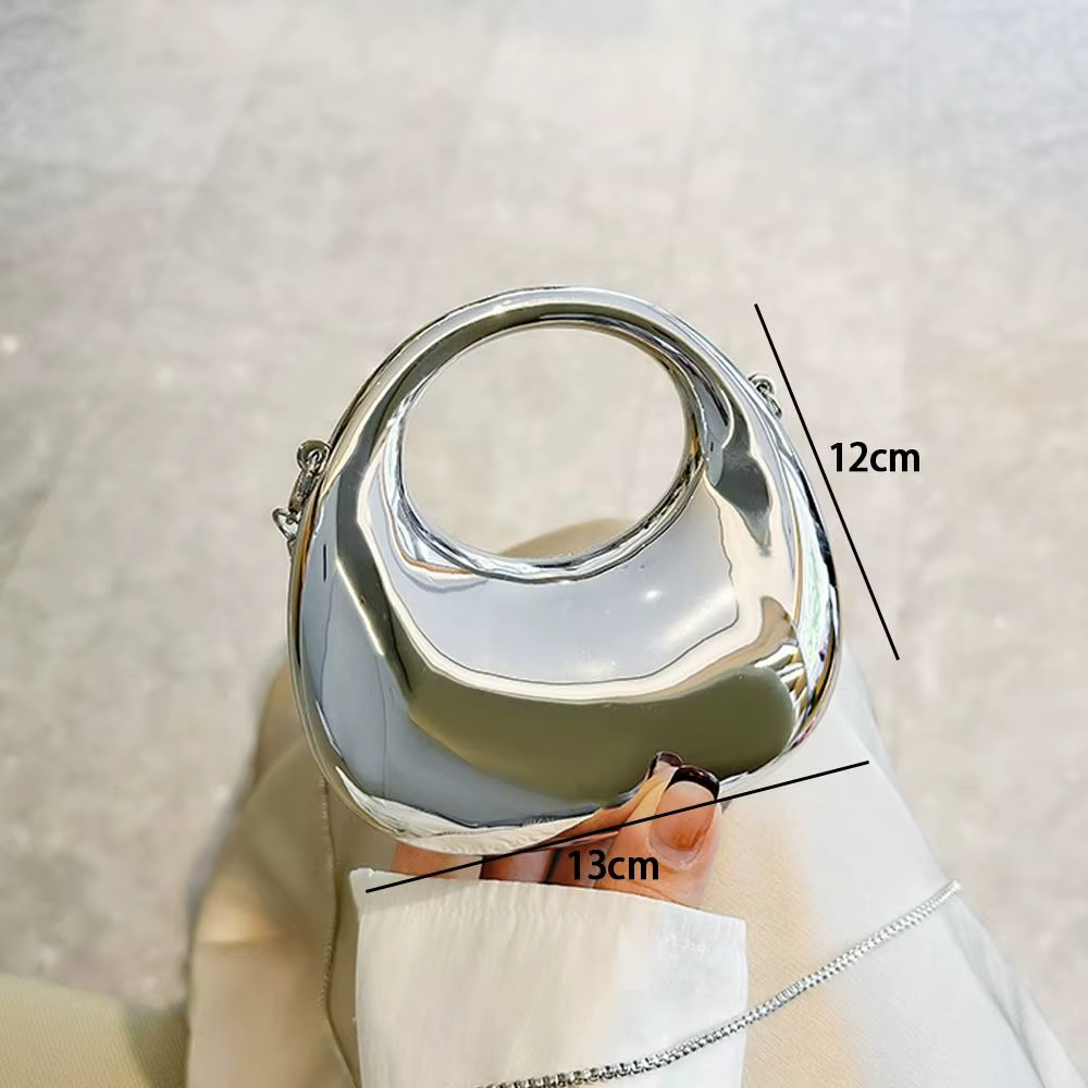 Bolso de mano pequeño de acrílico en varios colores